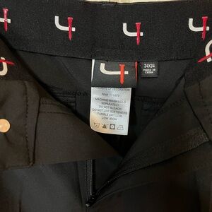 Short Par 4 Black Golf Athletic Pants Men’s size 34 x 34